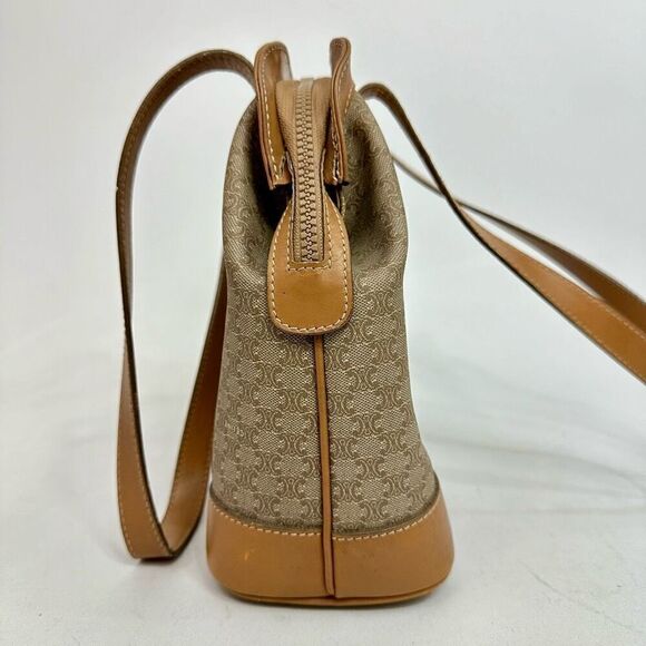 Vintage Celine Monogram Coated Canvas Tote - Picture 6 of 16